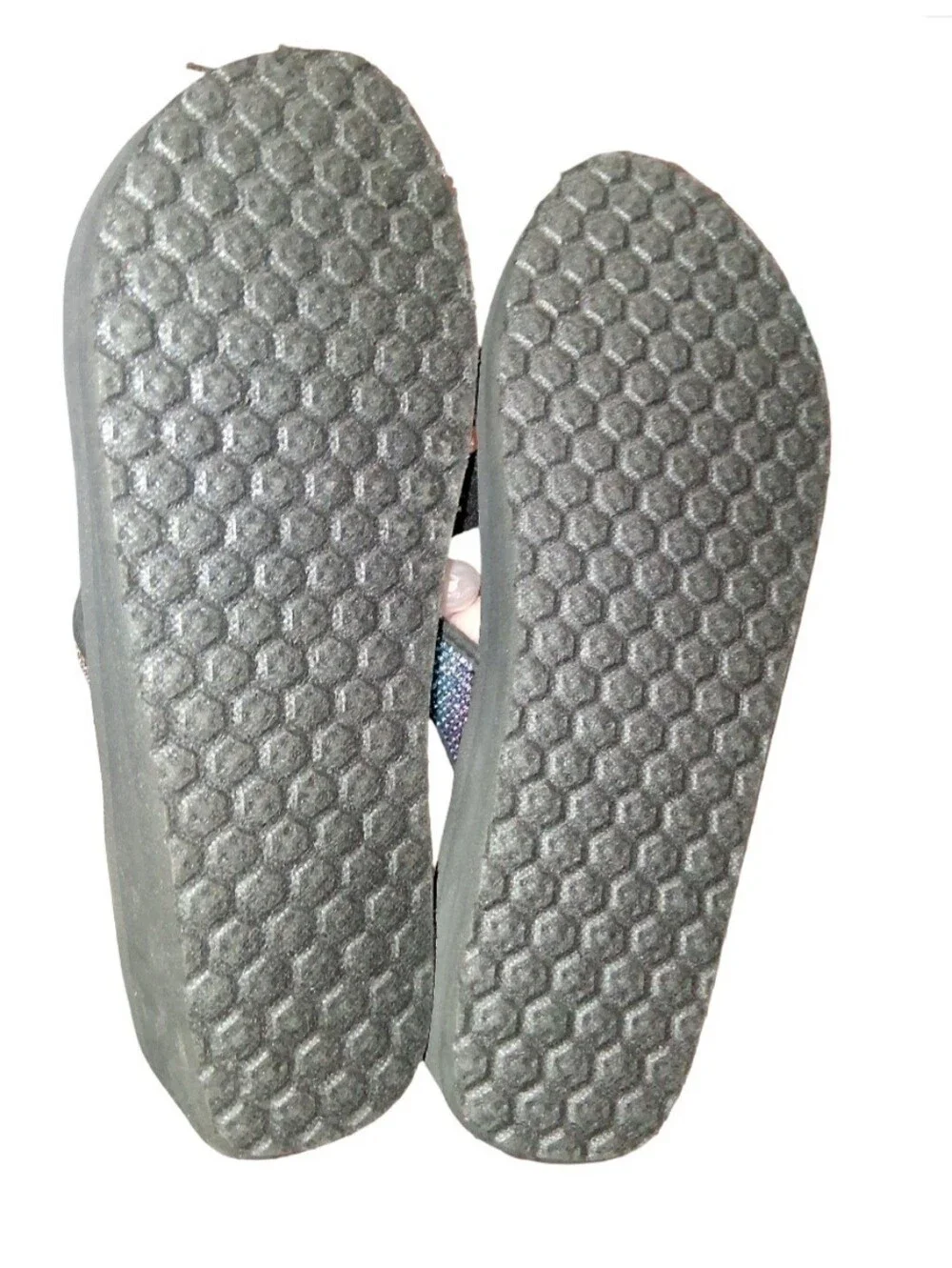 Womens Platform Glitter Flip Flops Sizes 9 & 10 NWT